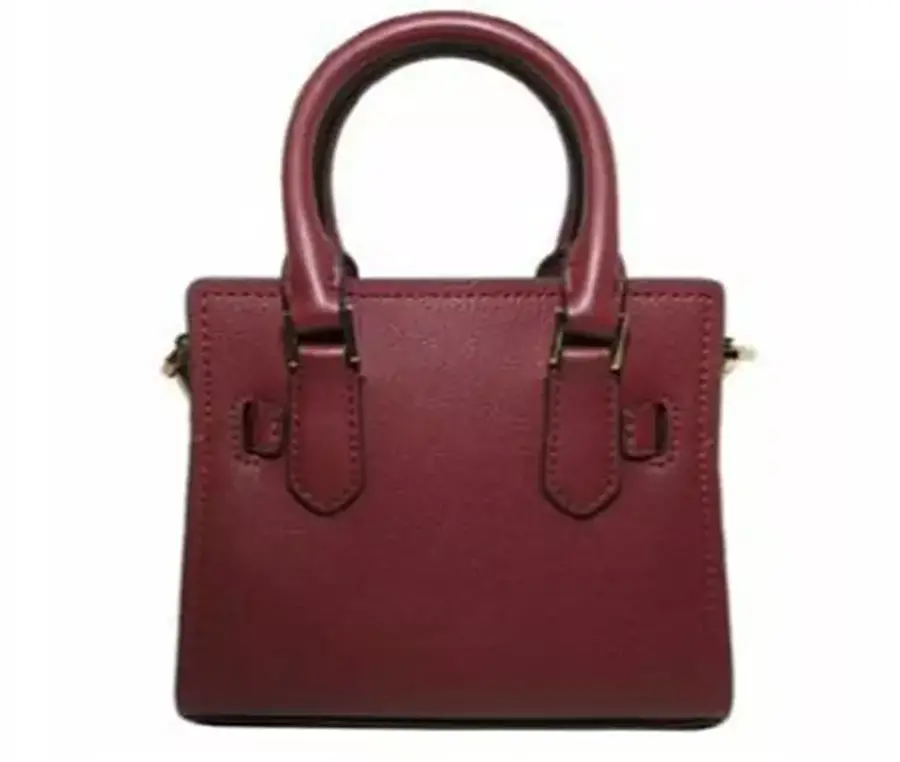 Alternative view of Túi Michael Kors Hamilton XS Satchel Xbody Leather 'Dark Cherry' 35H3GHMC0L-DK-CHERRY
