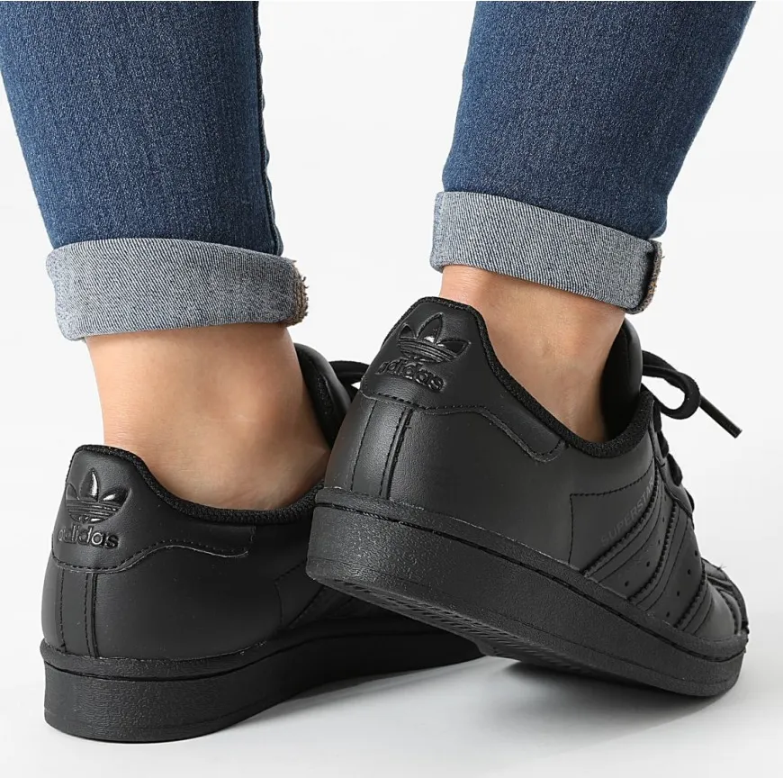 Giày Adidas Superstar ‘All Black’ FU7713 - Ảnh 5