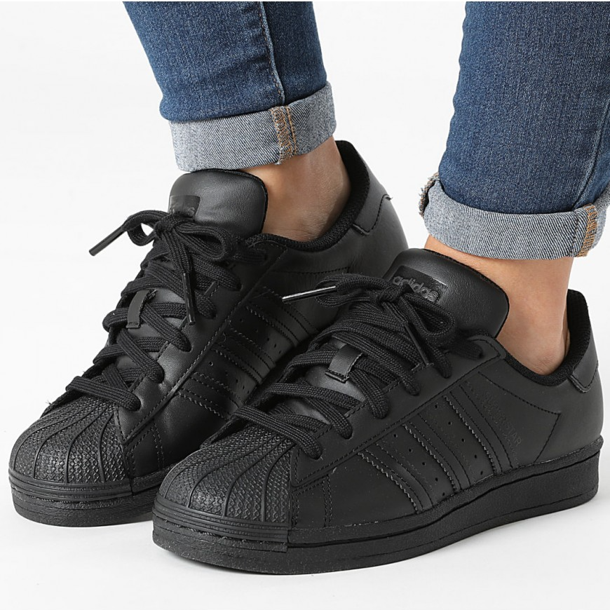 Giày Adidas Superstar ‘All Black’ FU7713 - Ảnh 4