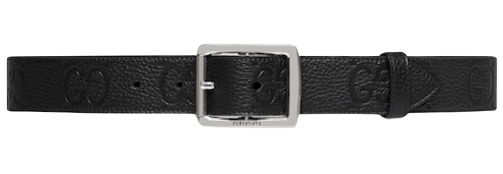 Thắt Lưng Gucci GG Rubber Effect Leather ‘Black’ 761567-AABZA-1000