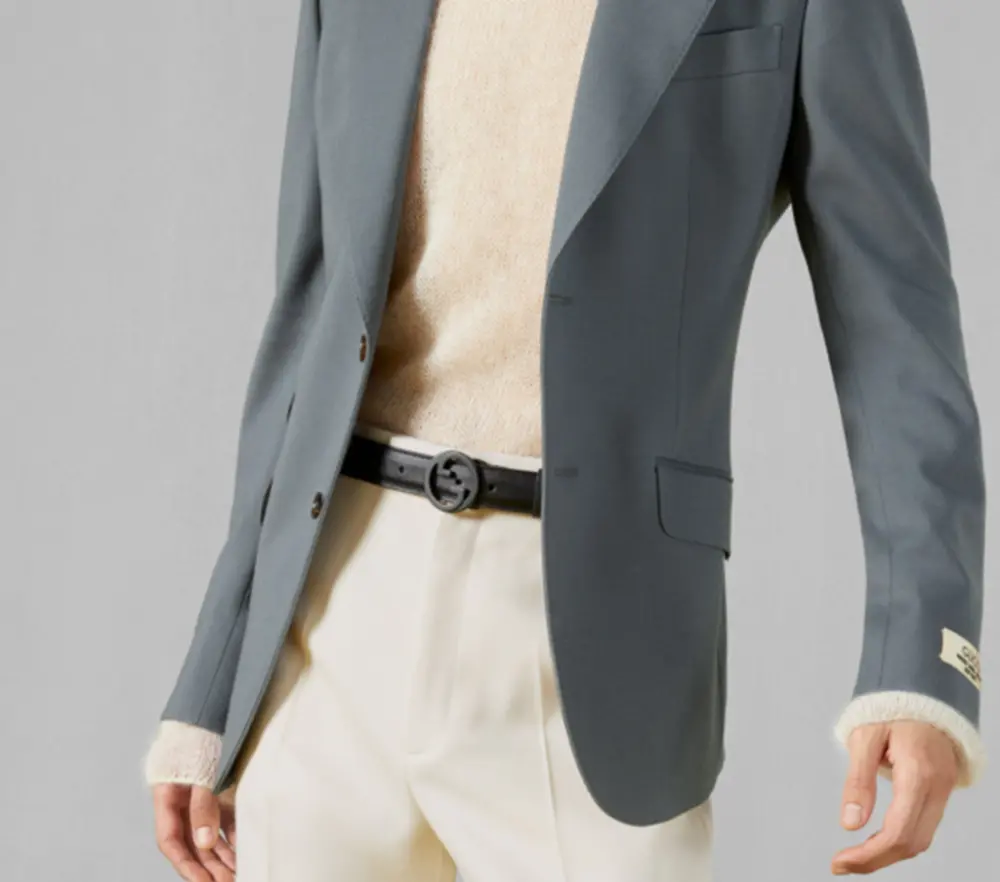 Alternative view of Thắt Lưng Gucci Blondie Belt ‘Black’ 734771-AACPU-1000