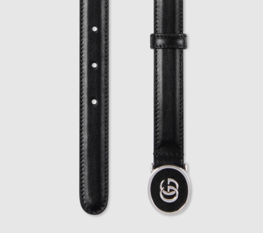 Thắt Lưng Gucci Petite GG Thin Belt ‘Black’ 760132-0YA0N-1000 - Ảnh 3