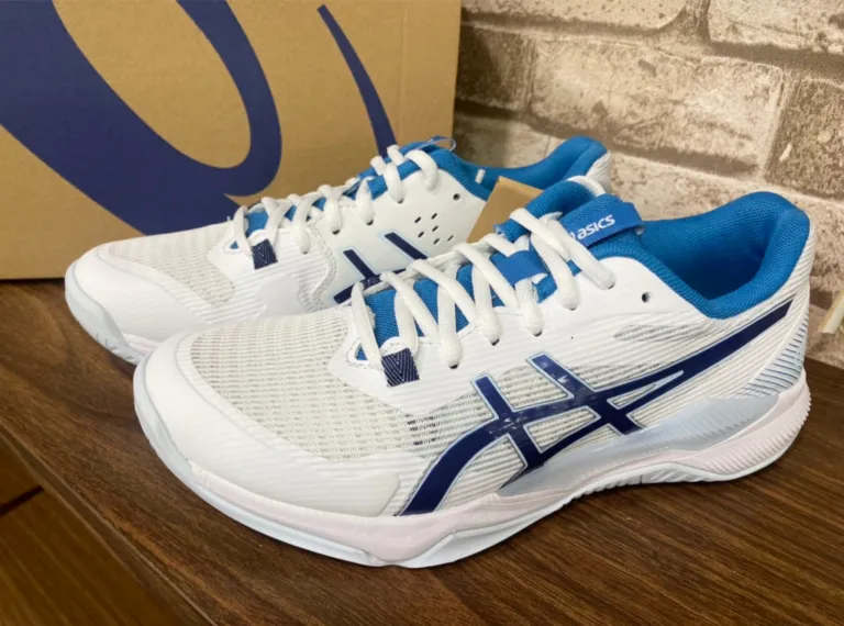 Giày Asics Gel Tactic ‘White Indigo Blue’ 1072A070-104 - Ảnh 2