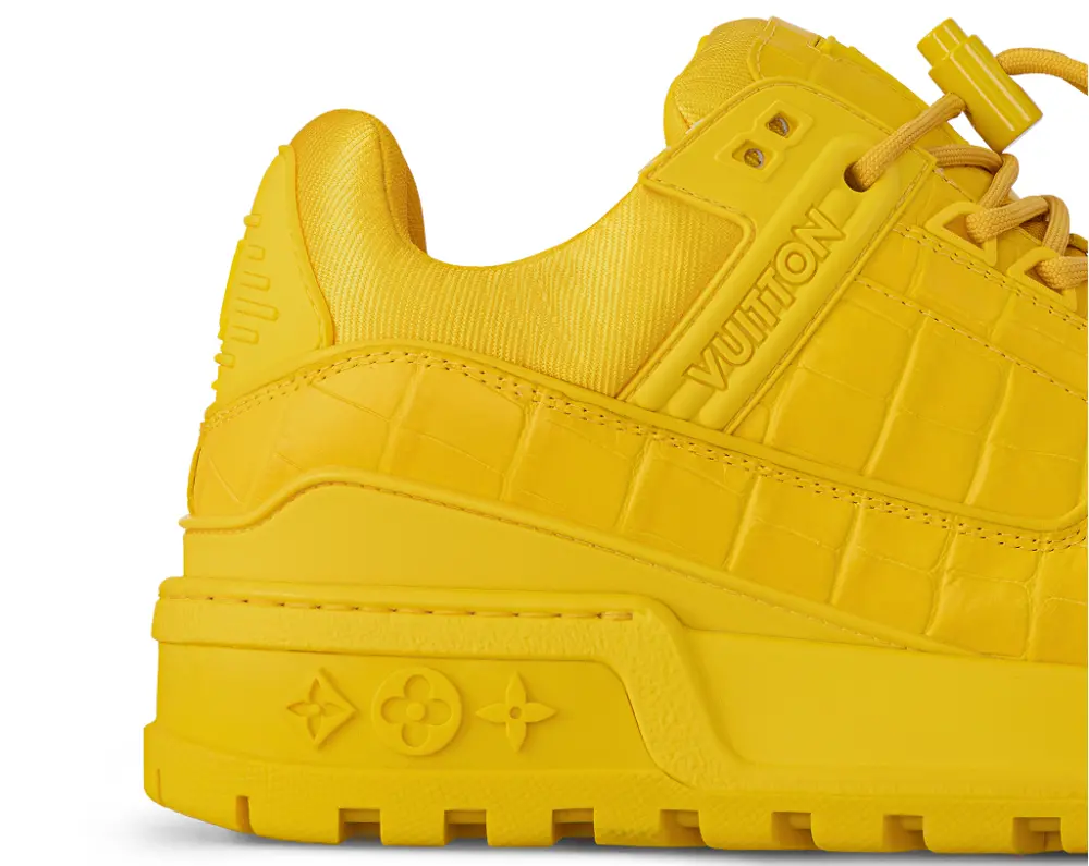 Giày Louis Vuitton LV Maxi Trainers 'Yellow' 1ACN2G - Ảnh 8
