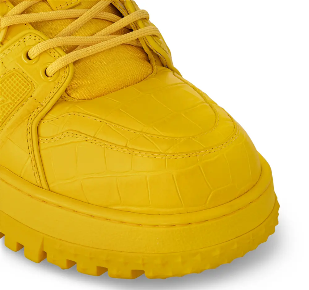 Giày Louis Vuitton LV Maxi Trainers 'Yellow' 1ACN2G - Ảnh 6
