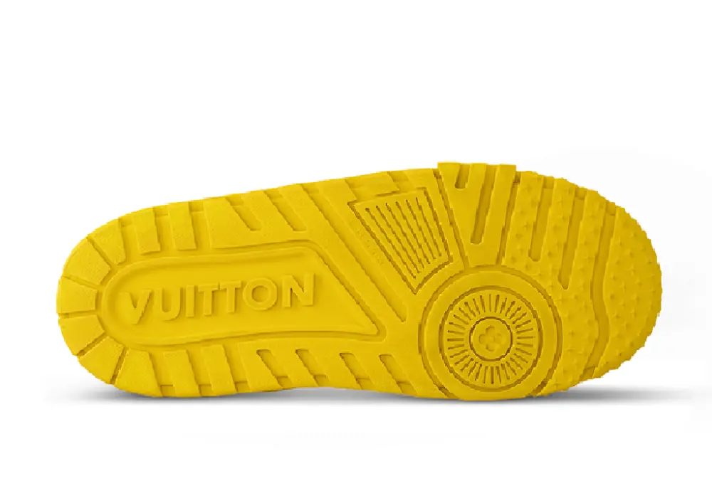 Alternative view of Giày Louis Vuitton LV Maxi Trainers 'Yellow' 1ACN2G