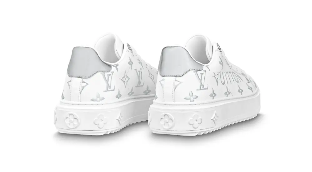 Alternative view of Giày Louis Vuitton Time Out Trainers 'Silver' 1AAVV9