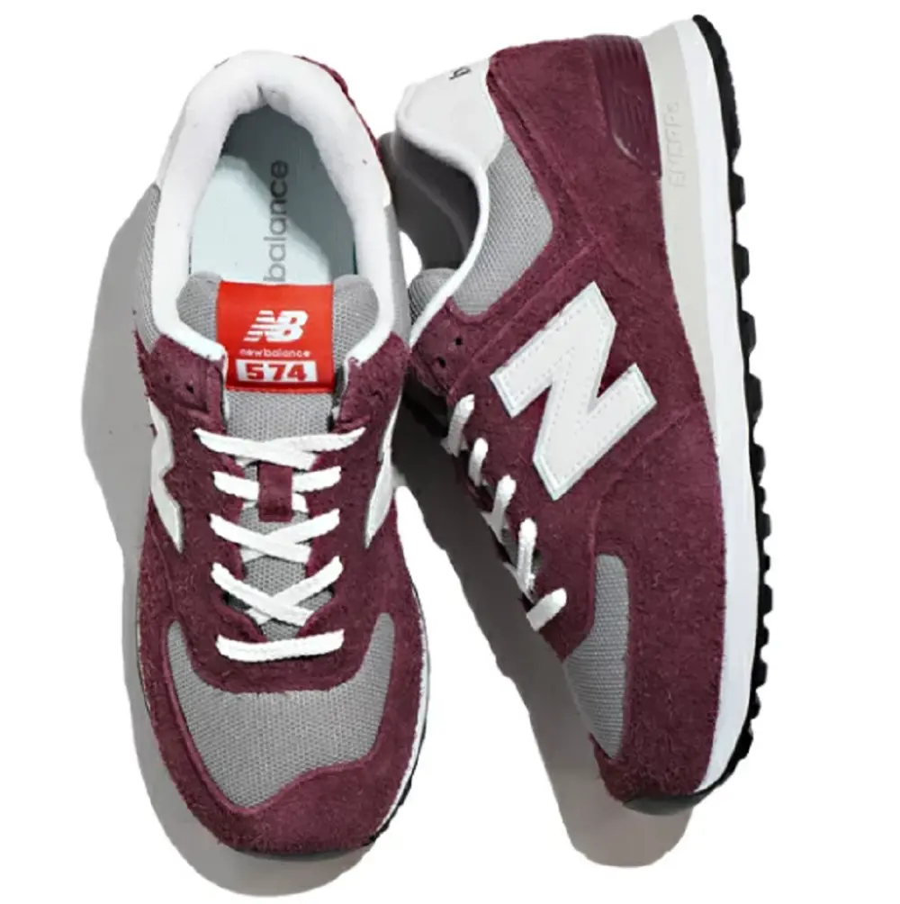 Giày New Balance 574 Claret White U574BGH - Ảnh 5
