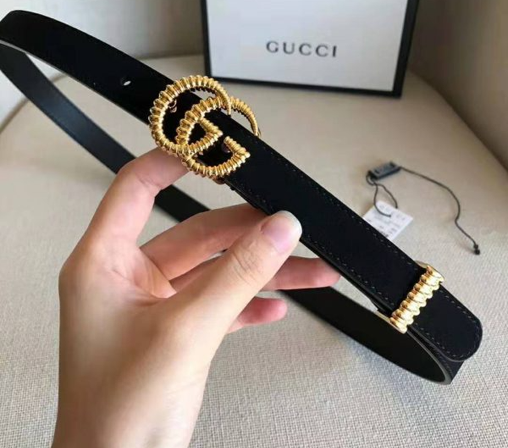 Thắt Lưng Gucci Bag GG Mamon Double G Belt 602071-CRJ0G-1000 - Ảnh 4