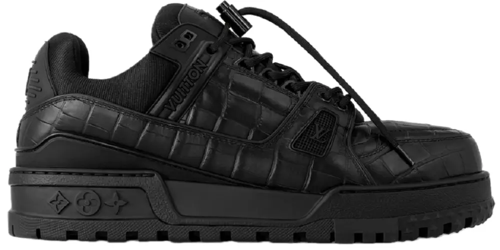 Giày Louis Vuitton LV Maxi Trainers 'Black' 1ACN17