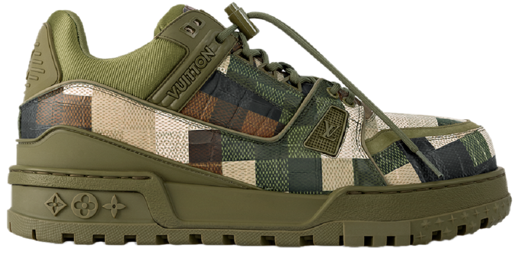 Giày Louis Vuitton LV Maxi Trainers 'Khaki' 1ACNCZ