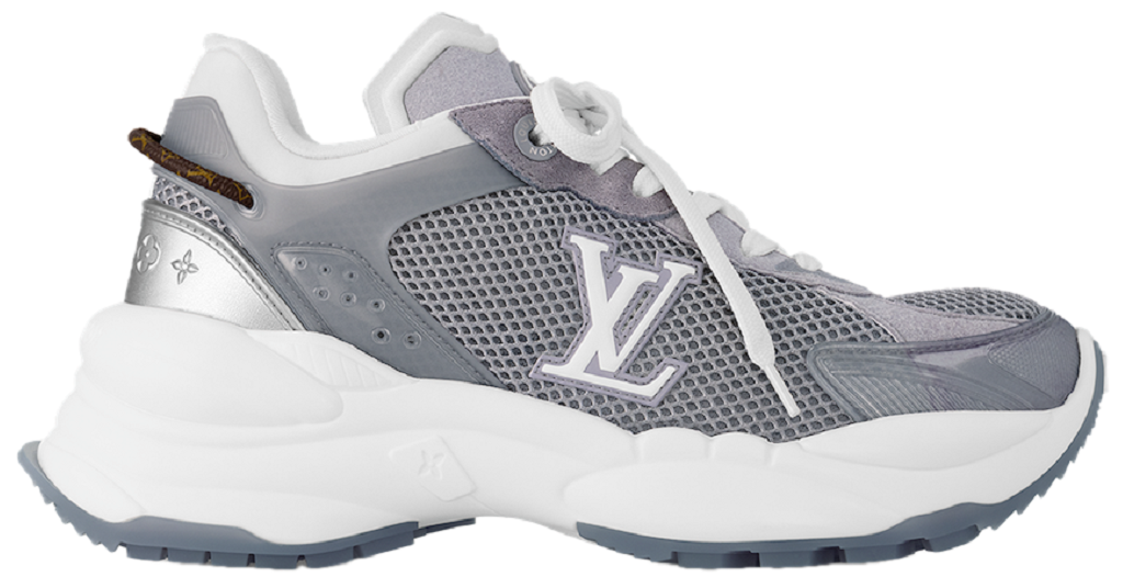 Giày Louis Vuitton Run 55 Trainers 'Grey' 1ABVJ4
