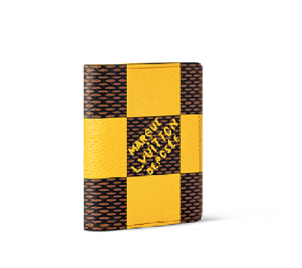Ví Louis Vuitton Pocket Organiser 'Yellow' N40596 - Ảnh 2