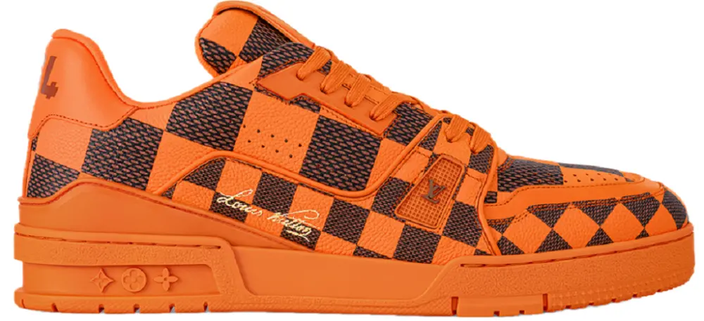 Giày Louis Vuitton LV Trainers 'Orange' 1ACN5S