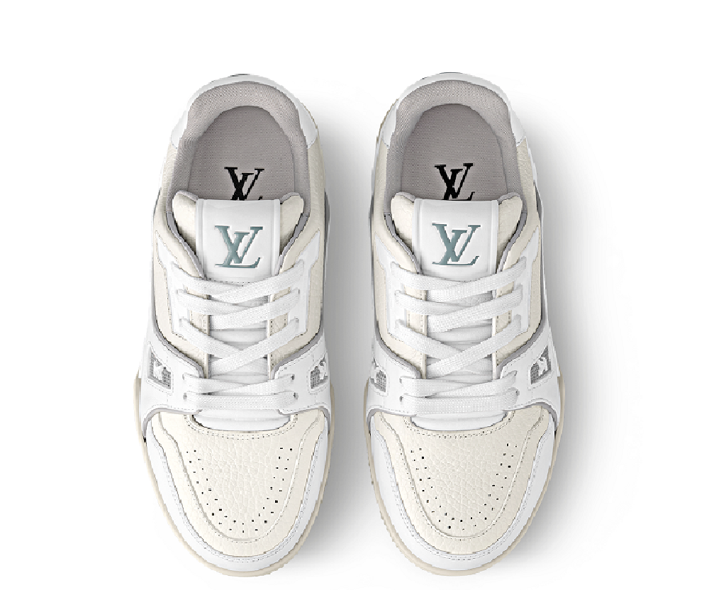 Giày Louis Vuitton LV Trainers 'White' 1ACP1R - Ảnh 4