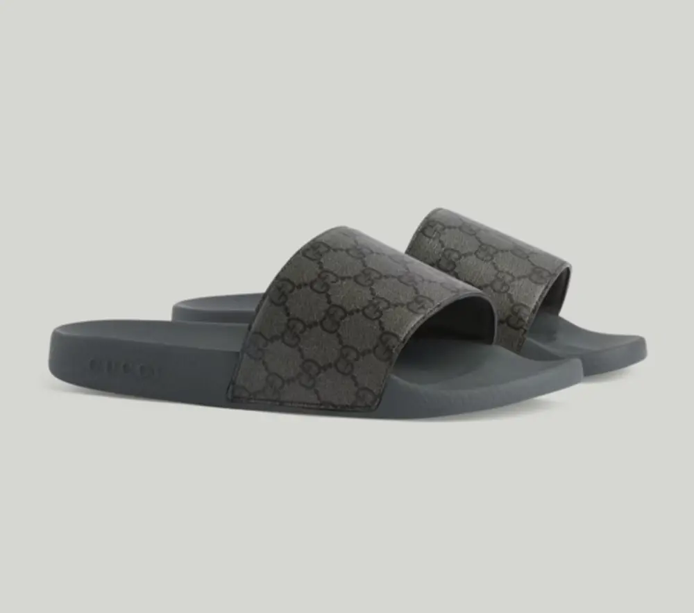 Alternative view of Dép Gucci GG Slide ‘Grey’ 739108-2ZG0G-8713