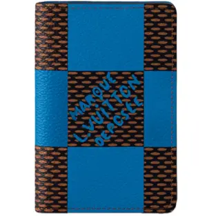 Ví Louis Vuitton Pocket Organiser 'Blue' N40543