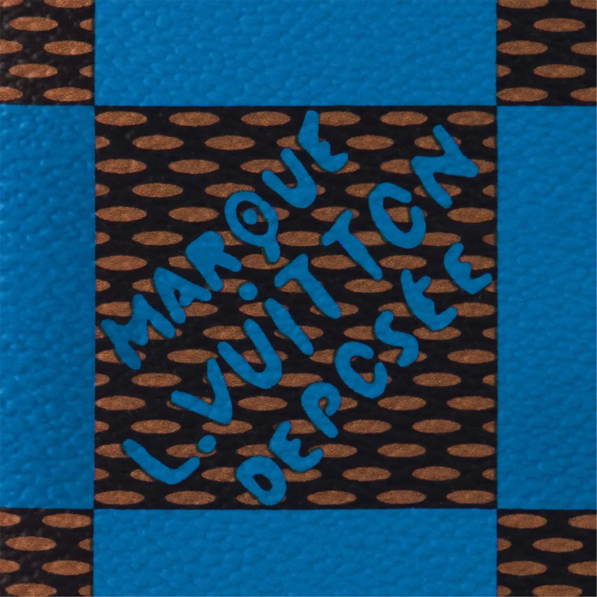 Ví Louis Vuitton Pocket Organiser 'Blue' N40543 - Ảnh 3