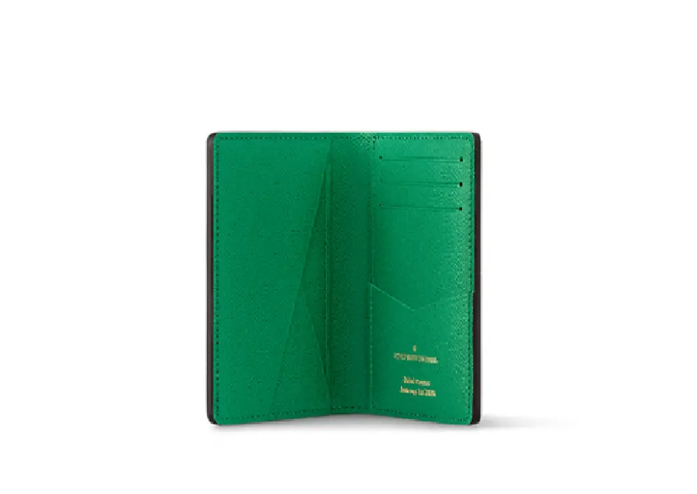 Ví Louis Vuitton Pocket Organiser 'Green' N40613 - Ảnh 3