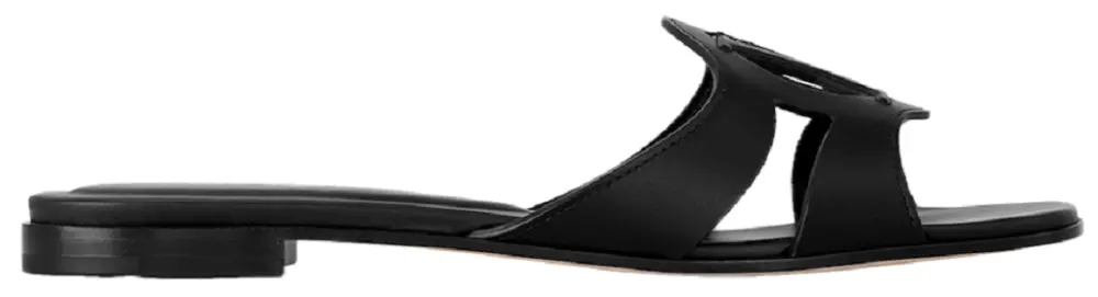 Dép Louis Vuitton LV Isola Flat Mules 'Black' 1ABP0E