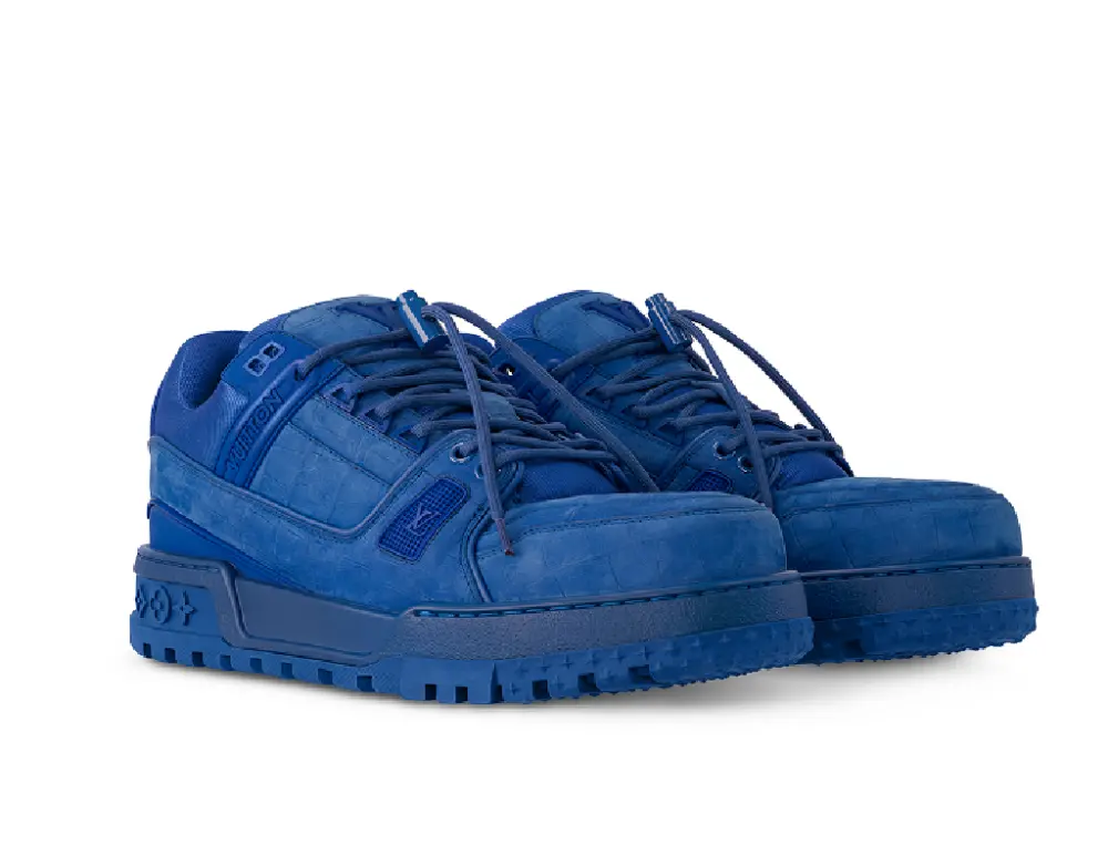 Giày Louis Vuitton LV Maxi Trainers 'Blue' 1ACN3A - Ảnh 6