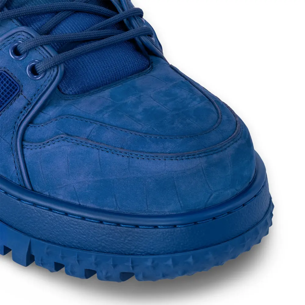 Giày Louis Vuitton LV Maxi Trainers 'Blue' 1ACN3A - Ảnh 5