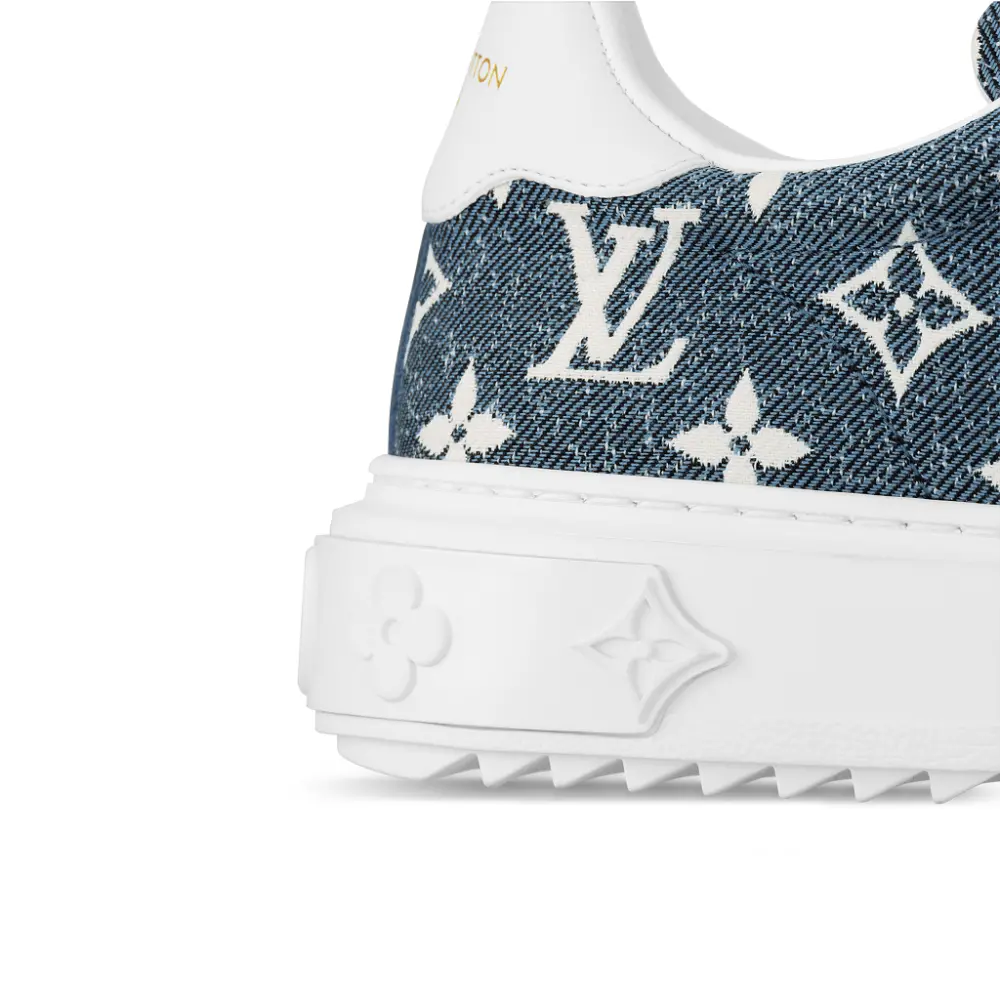Giày Louis Vuitton Time Out Trainers 'Blue' 1AC28U - Ảnh 6