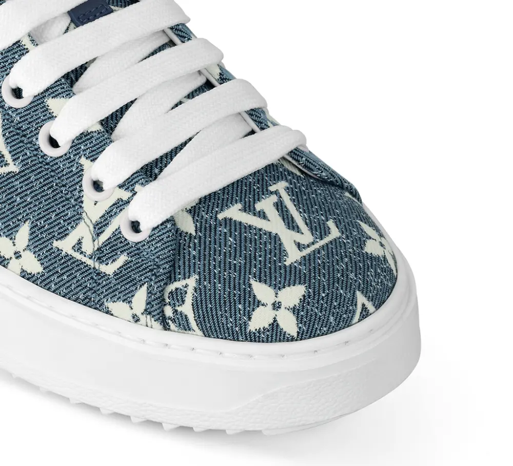 Giày Louis Vuitton Time Out Trainers 'Blue' 1AC28U - Ảnh 3