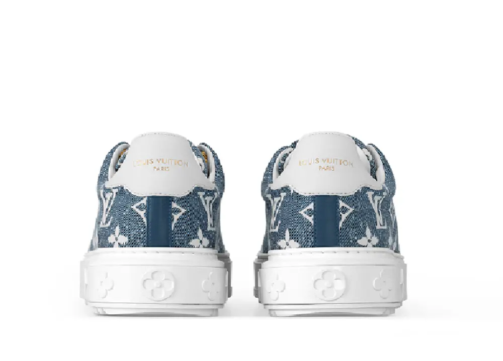 Giày Louis Vuitton Time Out Trainers 'Blue' 1AC28U - Ảnh 5