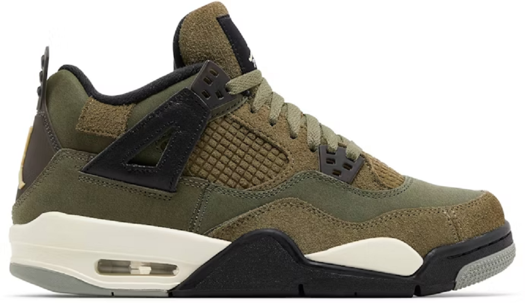 Giày Air Jordan 4 Retro SE GS 'Craft - Olive' FB9928-200