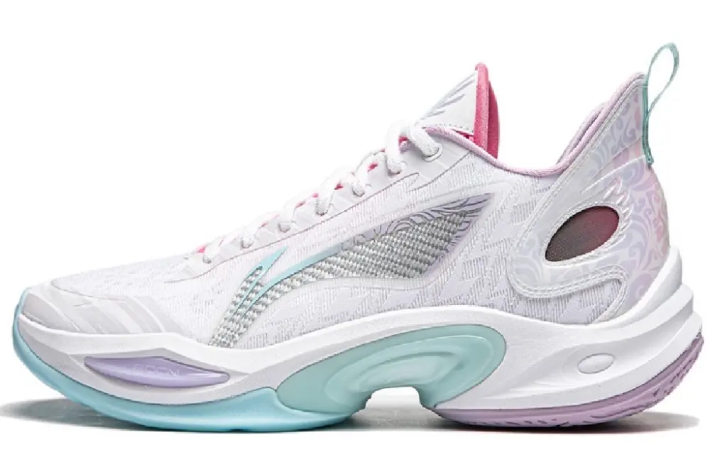 Giày Li-Ning Wade All In Team 4 White And Green ABAU011-4 - Ảnh 3