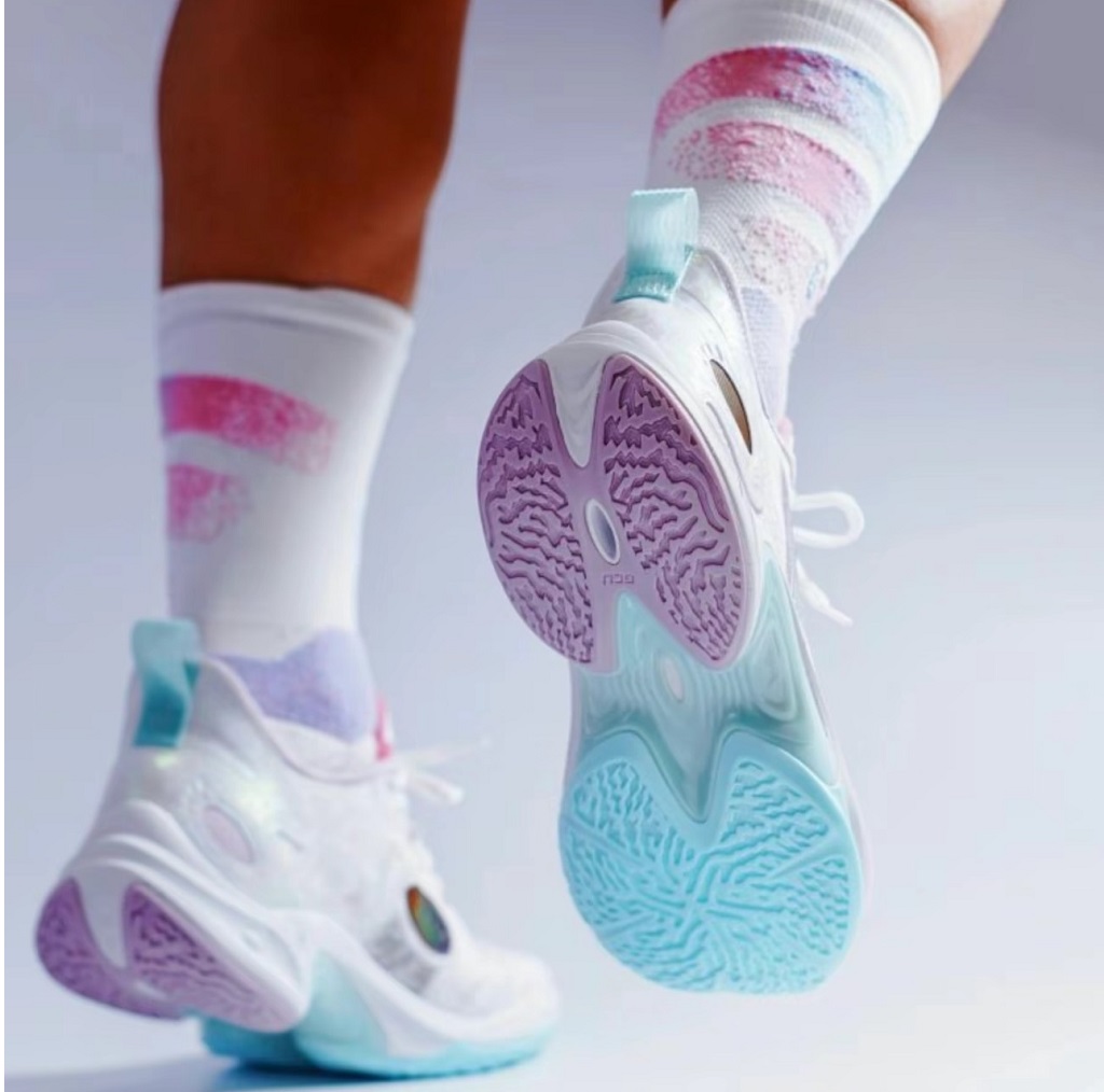 Giày Li-Ning Wade All In Team 4 White And Green ABAU011-4 - Ảnh 6