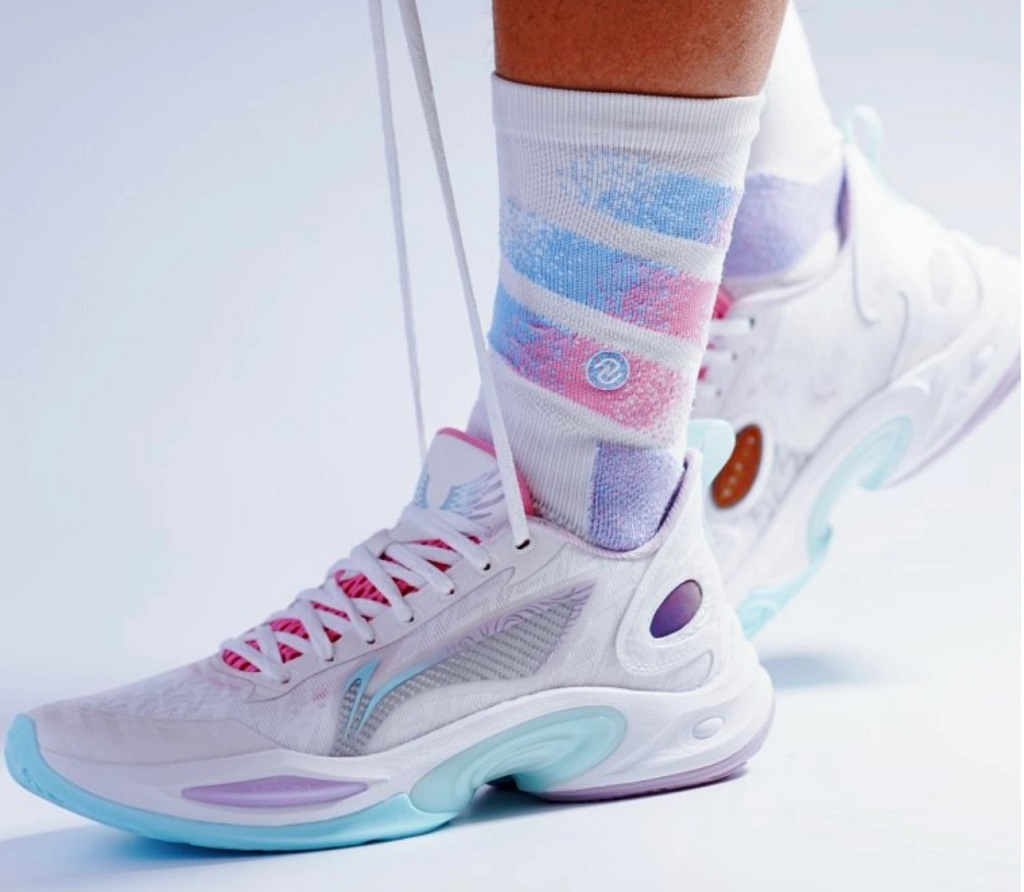 Giày Li-Ning Wade All In Team 4 White And Green ABAU011-4 - Ảnh 7