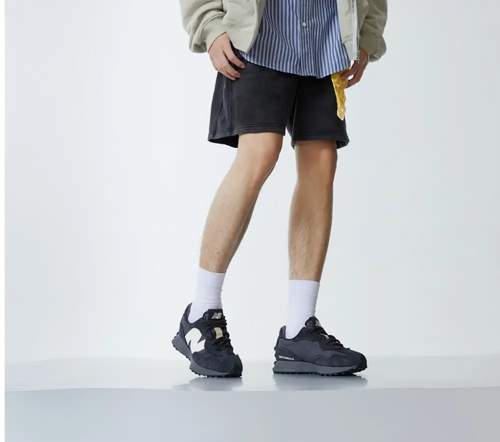 Giày New Balance 327 Shoes 'Black Purple' U327WVE - Ảnh 6