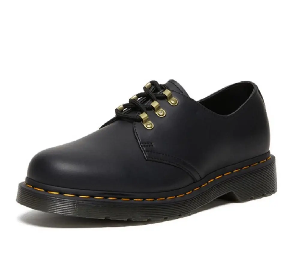 Giày Dr.Martens 1461 PU Leather Boots 'Black' 27643001 - Ảnh 6