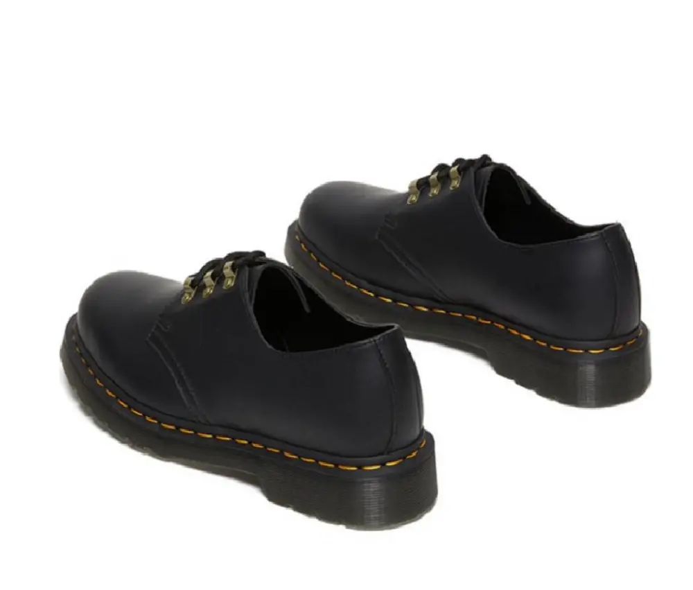 Giày Dr.Martens 1461 PU Leather Boots 'Black' 27643001 - Ảnh 5
