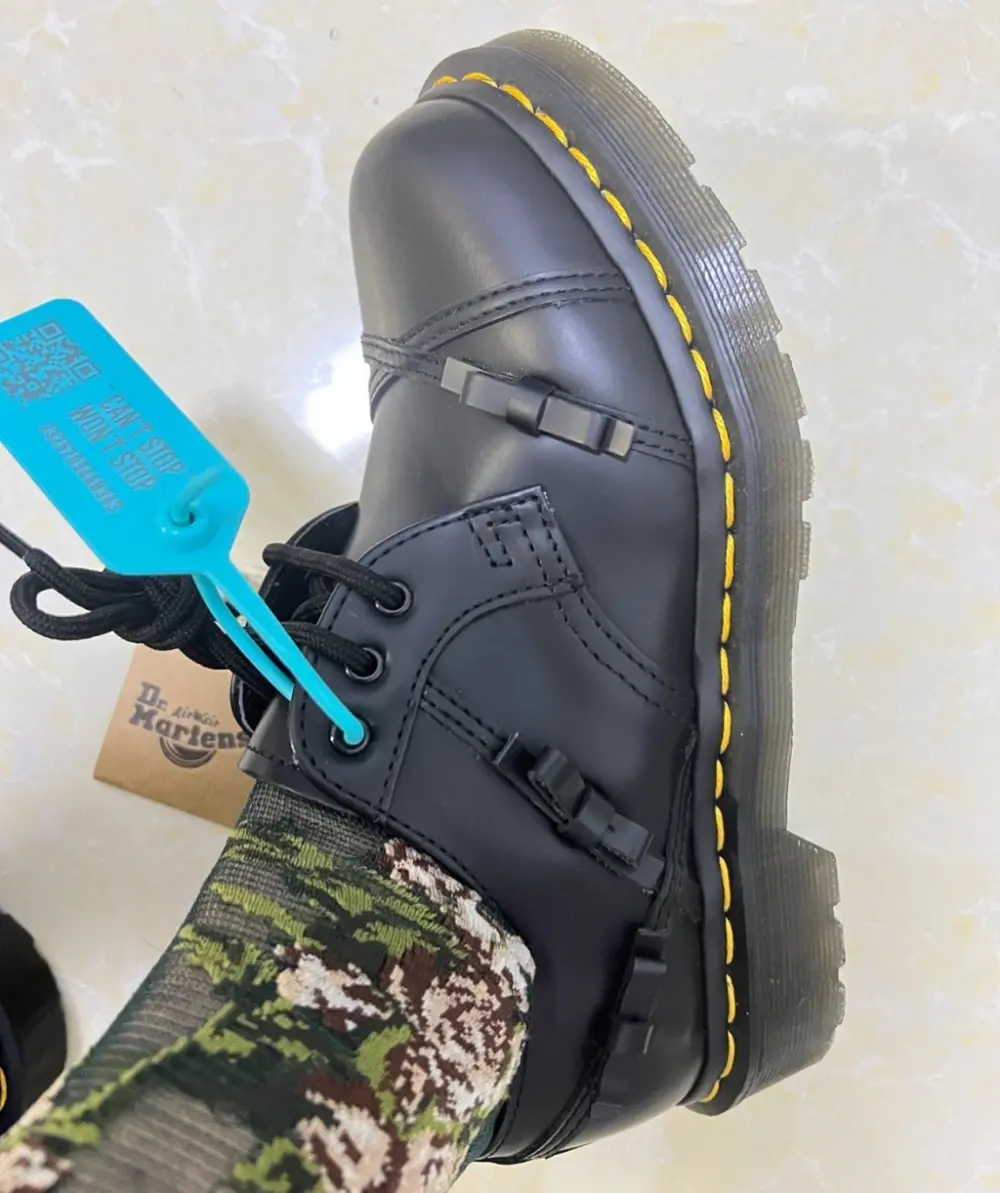 Alternative view of Giày Dr.Martens 1461 PU Leather Boots 'Black' 27643001