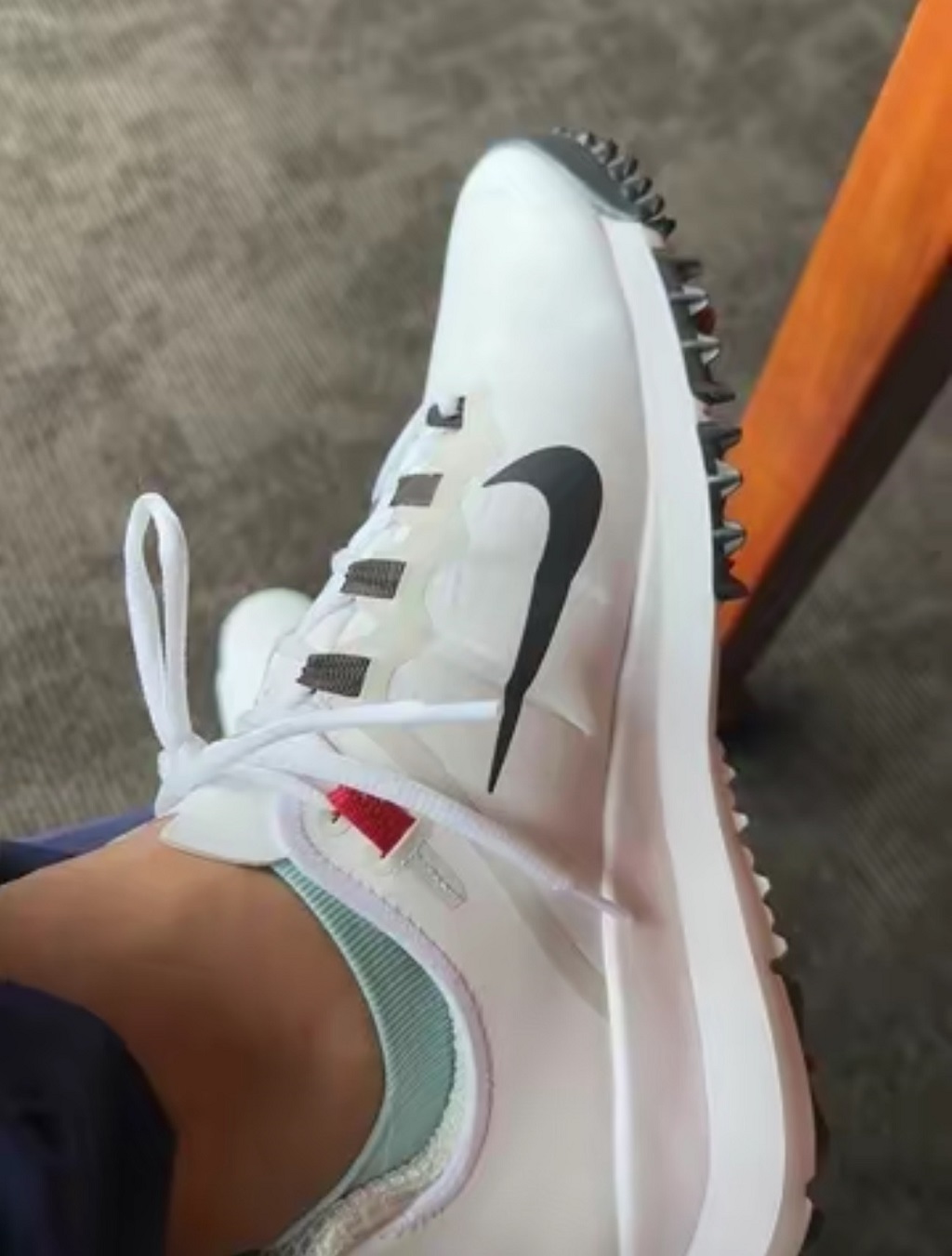 Giày Nike Tiger Woods '13 Golf White Green DR5753-001 - Ảnh 7