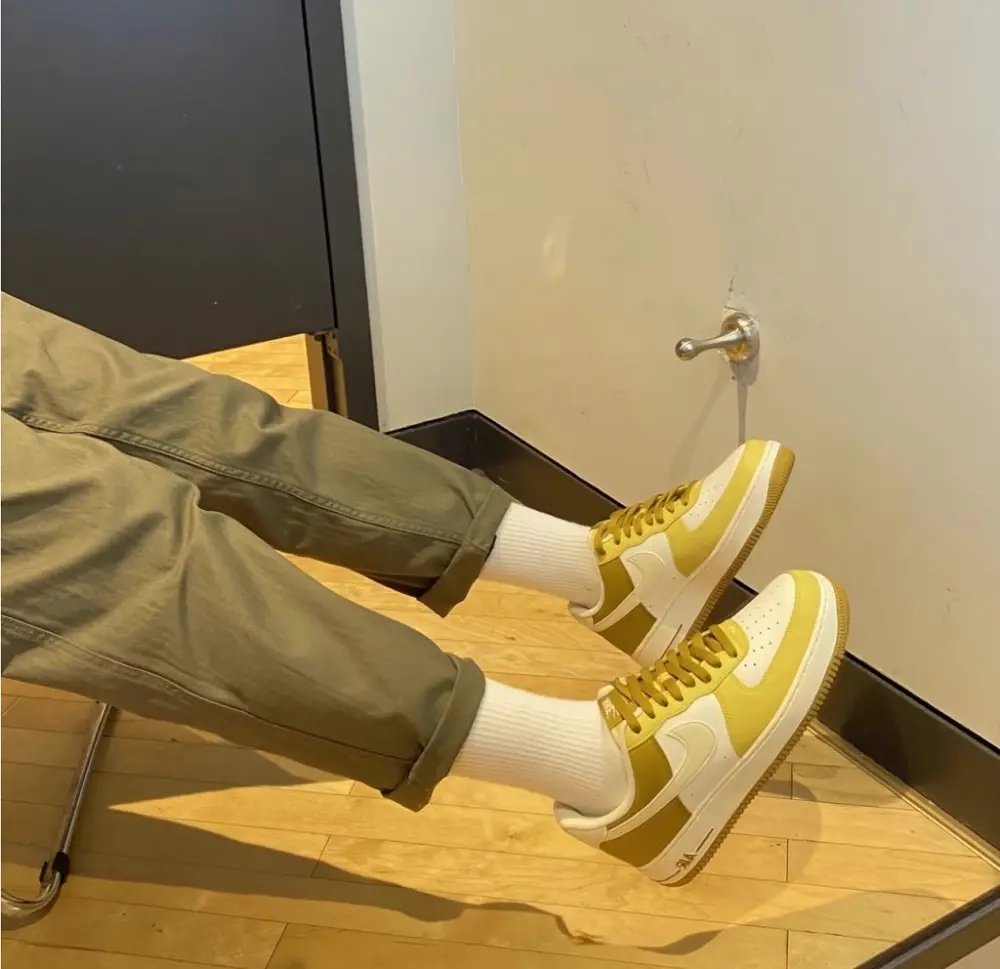 Giày Nike Air Force 1 Low '07 Bronzine Saturn Gold FZ4034 716 - Ảnh 4