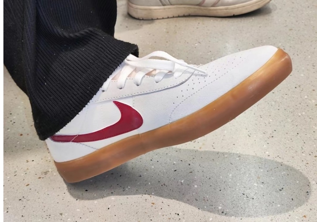 Giày Nike Heritage Vulc SB 'Summit White Cardinal Red' CD5010-100 - Ảnh 3