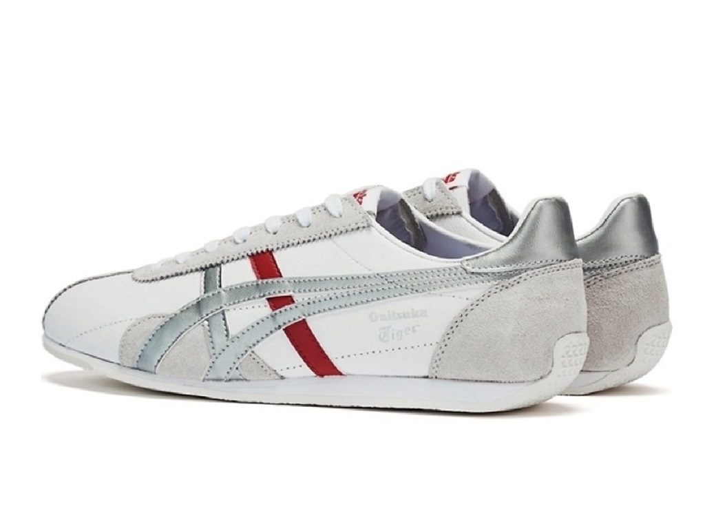 Giày Onitsuka Tiger Runspark 'White Silver'1183B480-101 - Ảnh 4