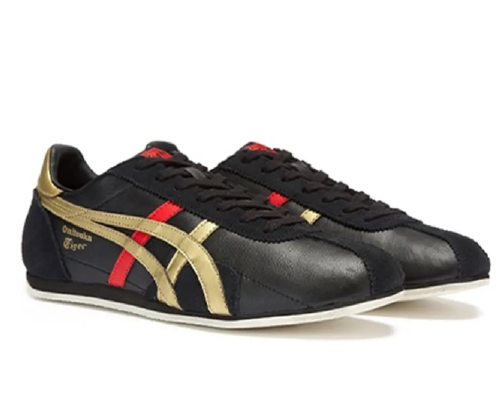 Giày Onitsuka Tiger Runspark 'Black Gold Red' 1183B480-001 - Ảnh 5