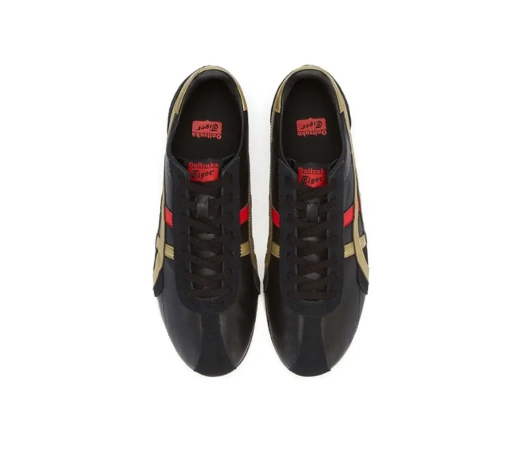 Alternative view of Giày Onitsuka Tiger Runspark 'Black Gold Red' 1183B480-001