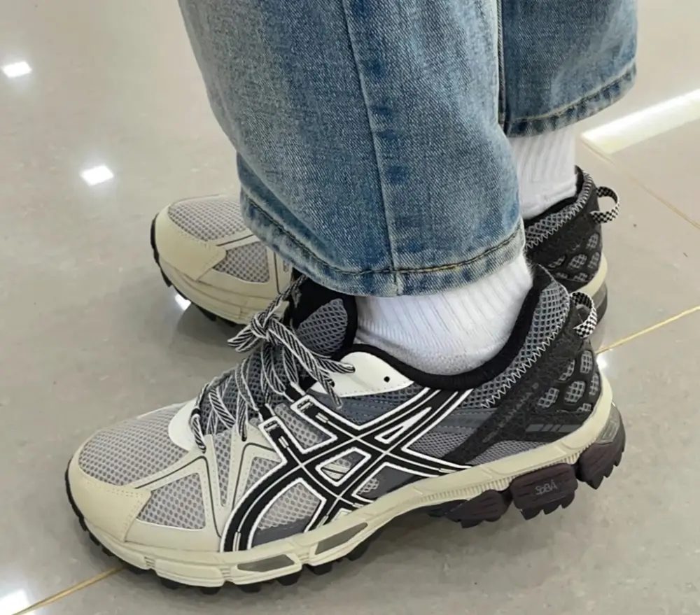 Giày Asics Gel-Kahana 8 'Cream and Black' 1011B895-020 - Ảnh 4