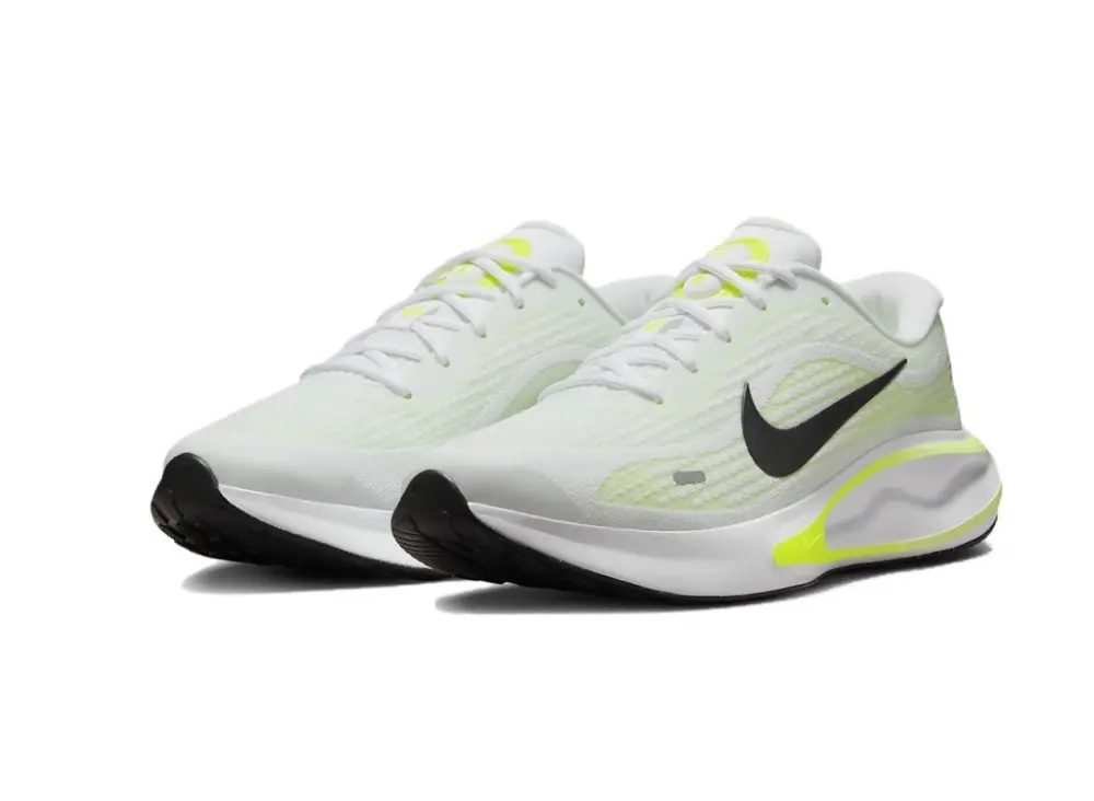 Giày Nike Journey Run Road 'Barely Volt White Black' FN0228-700 - Ảnh 3