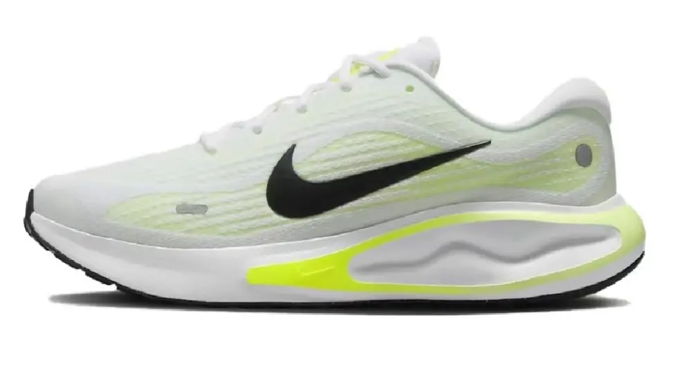 Alternative view of Giày Nike Journey Run Road 'Barely Volt White Black' FN0228-700