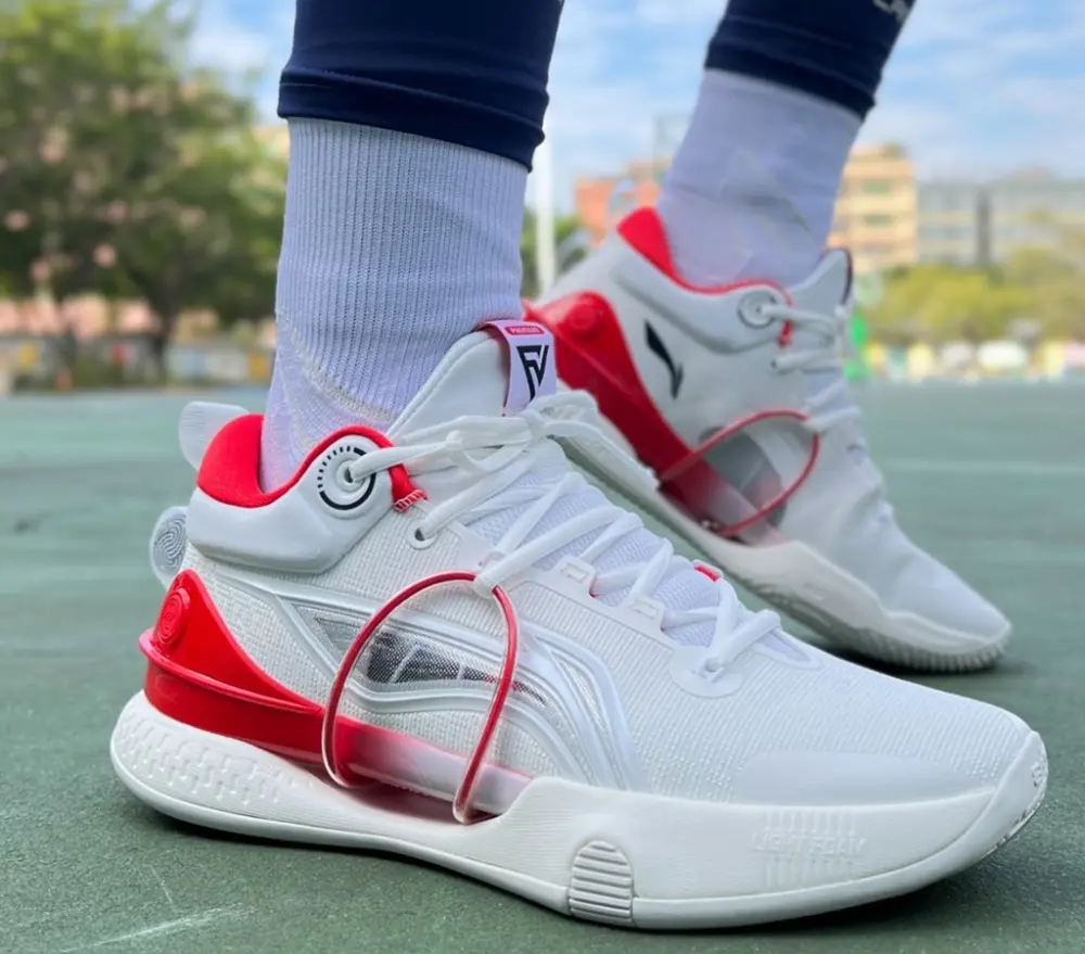 Giày Li-Ning Speed 8 Premium 'White Red' ABAT119-1 - Ảnh 3