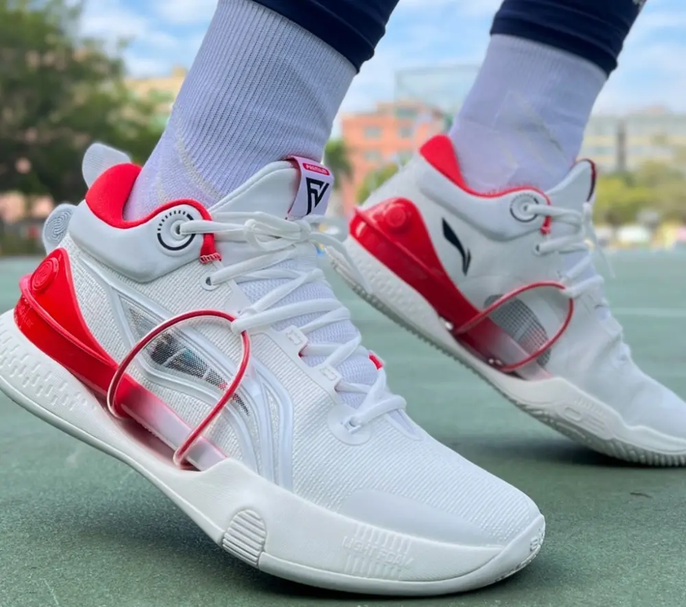 Giày Li-Ning Speed 8 Premium 'White Red' ABAT119-1 - Ảnh 4