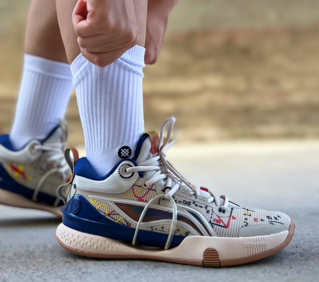 Giày Li-Ning Speed 8 Premium 'Wheat Navy' ABAT119-3 - Ảnh 3