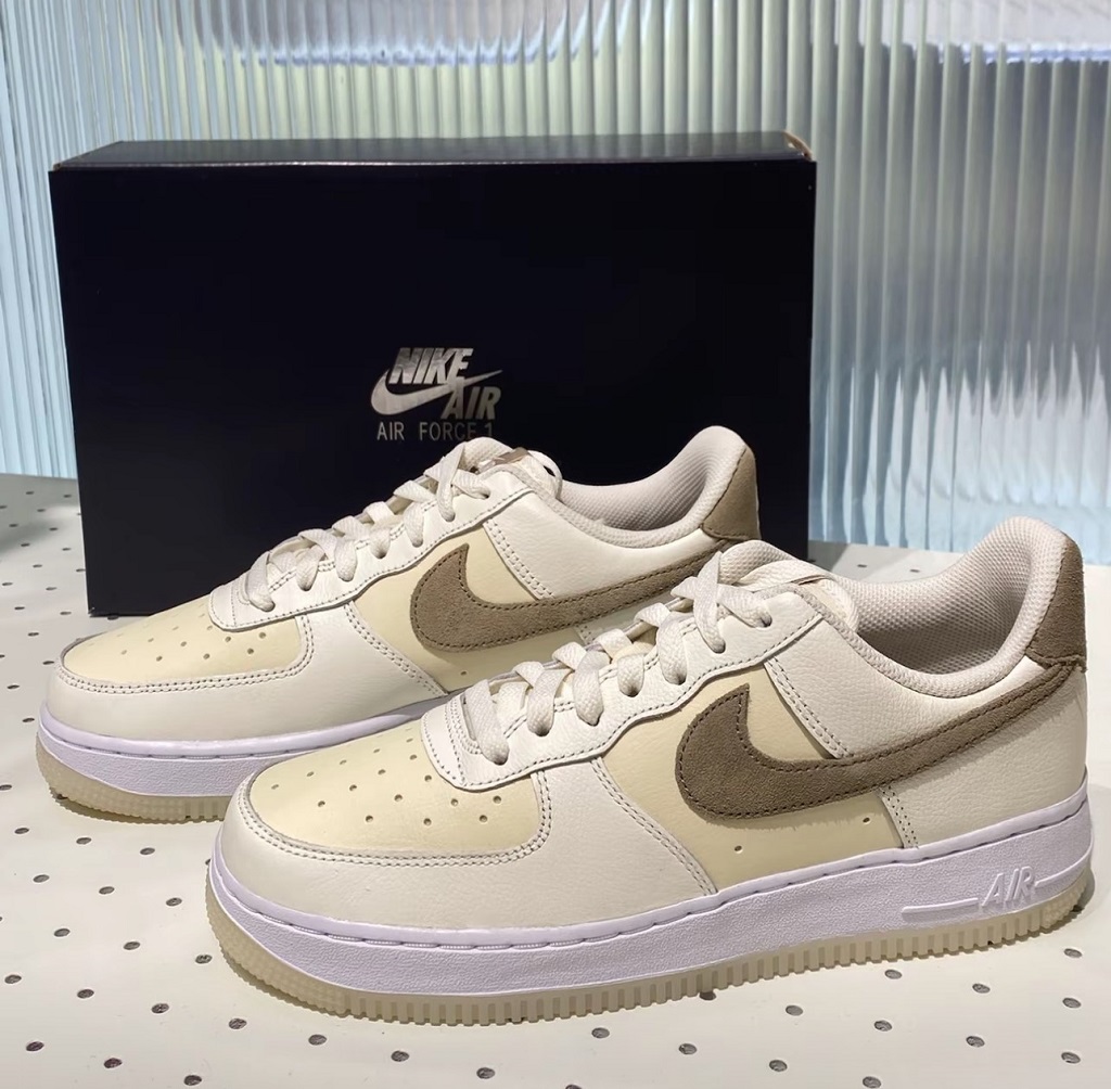 Giày Nike Air Force 1 Low Khaki Coconut Milk FN5832-101 - Ảnh 2